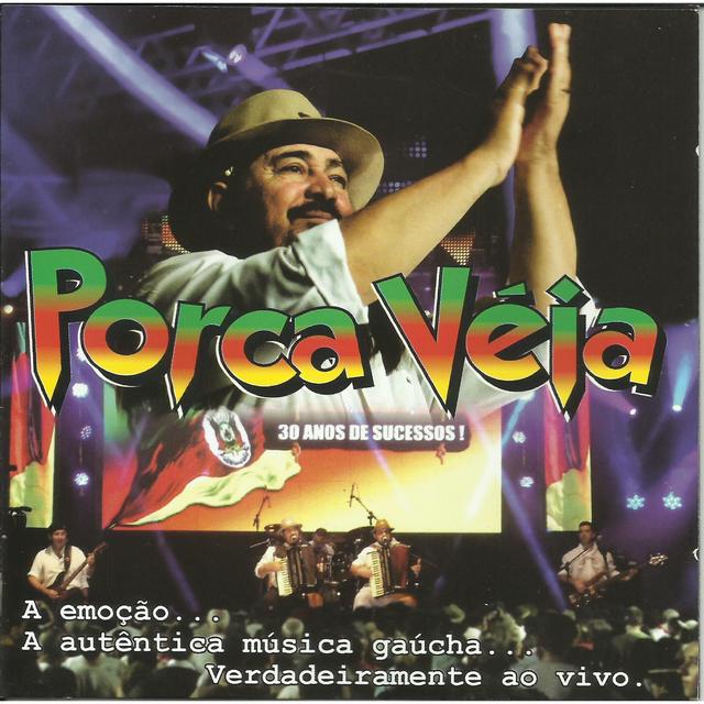 Album cover art for Porca Véia - 30 Anos de Sucessos ao Vivo
