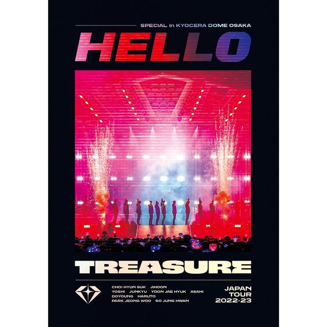Album cover art for TREASURE JAPAN TOUR 2022-23 ~HELLO~ SPECIAL in KYOCERA DOME OSAKA