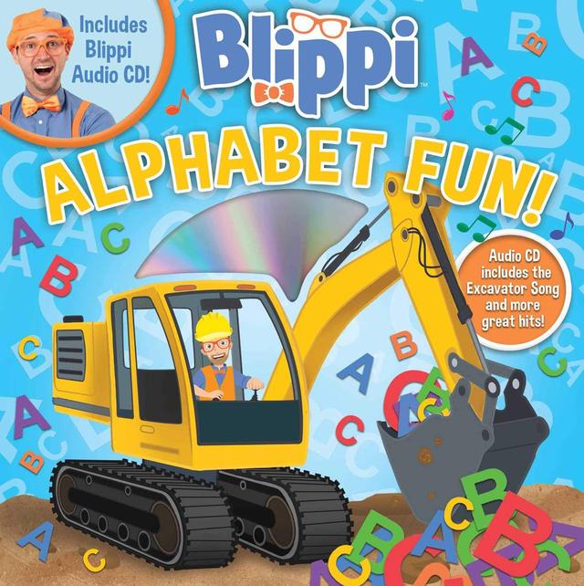 Album cover art for Blippi Alphabet Fun!