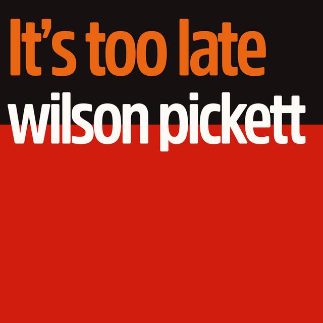 Album cover art for It's Too Late