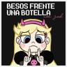 Besos Frente Una Botella