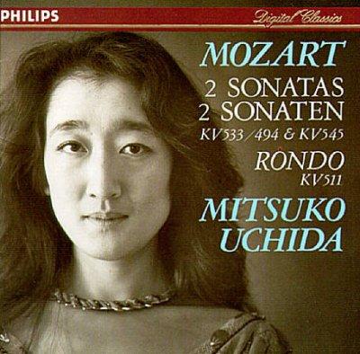 Album cover art for Mozart : Piano Sonatas K.545, 533, 494