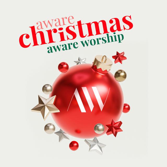 Album cover art for Aware Christmas