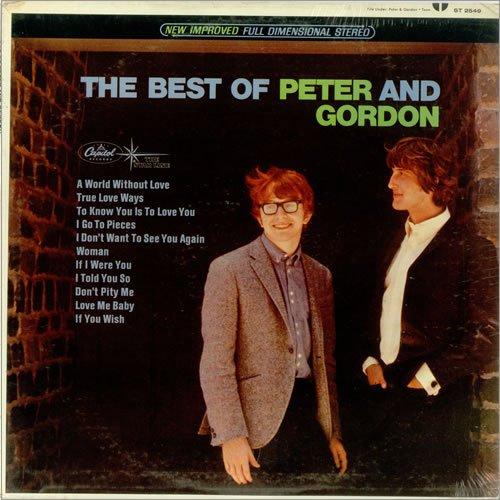 Album cover art for The Best of Peter and Gordon