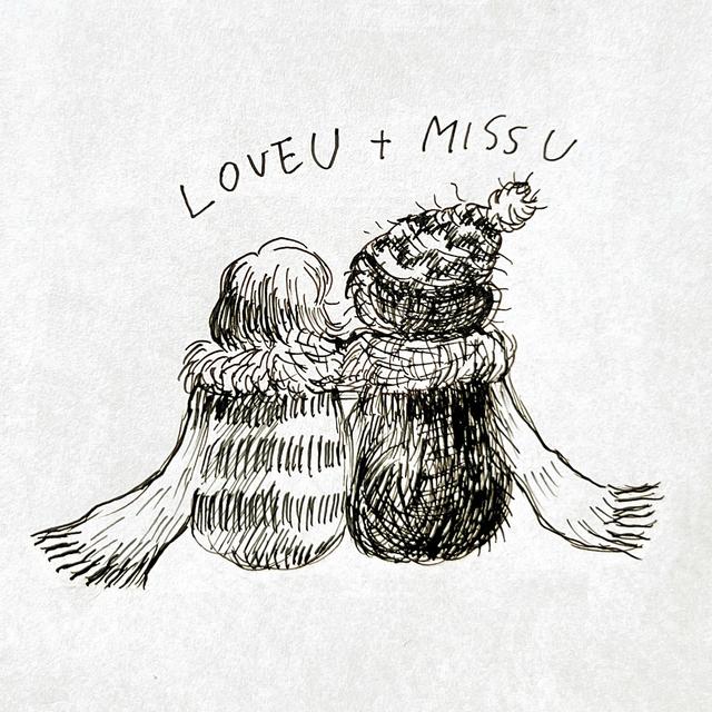 Album cover art for LOVE U + MISS U