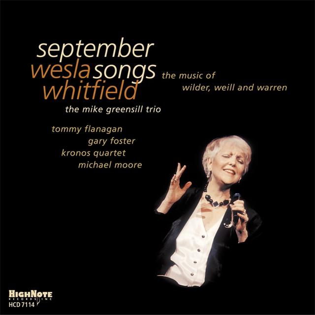 Album cover art for September Songs: The Music of Wilder, Weill and Warren