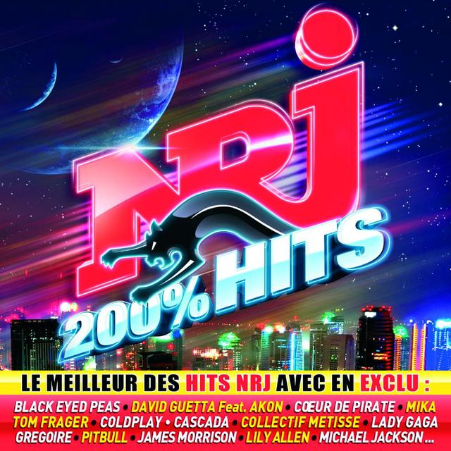 Album cover art for NRJ 200% Hits - 2009