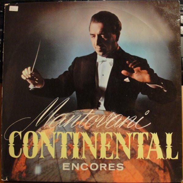 Album cover art for Mantovani Continental Encores