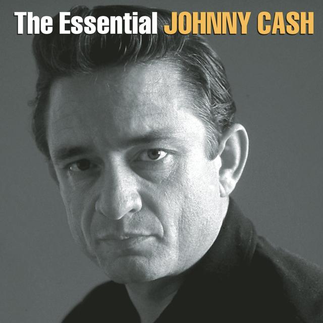 Album cover art for The Essential Johnny Cash 1955-1983