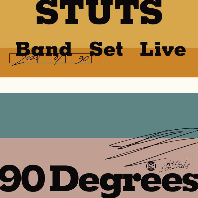 Album cover art for STUTS Band Set Live ''90 Degrees''