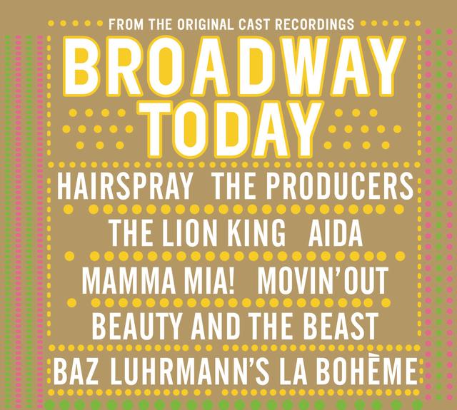 Album cover art for Broadway Today