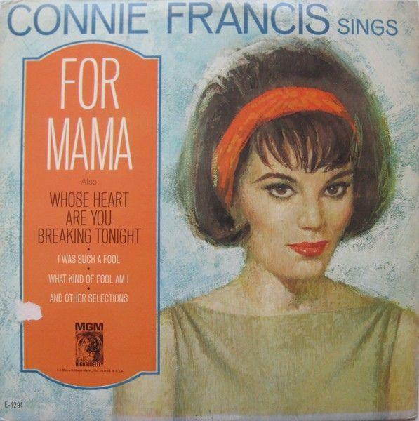 Album cover art for Connie Francis Sings for Mama