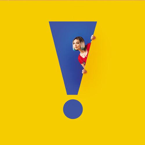 Album cover art for !