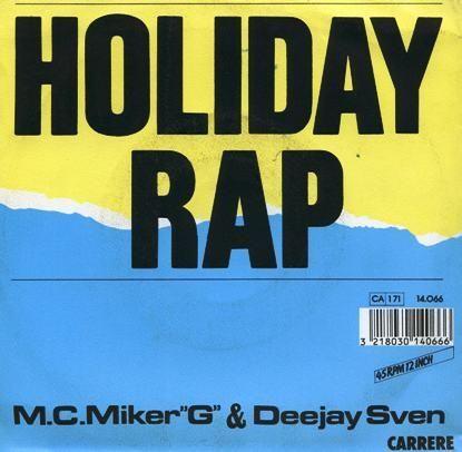 Album cover art for Holiday Rap