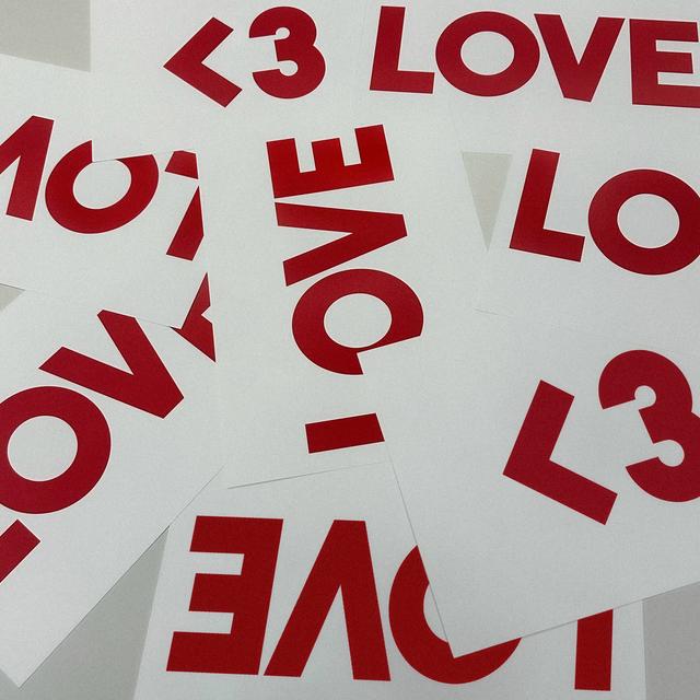 Album cover art for <3