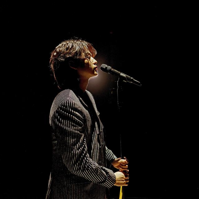 Album cover art for Goodbye in gold