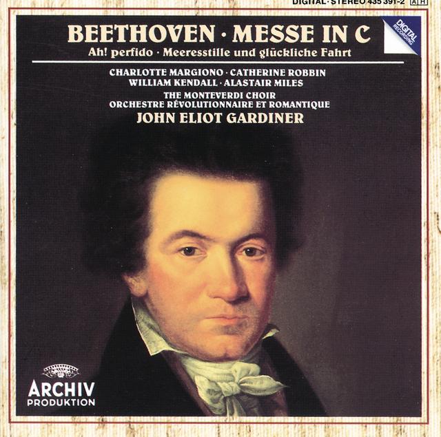 Album cover art for Beethoven: Mass in C; "Ah! perfido"; Meeresstille und glückliche Fahrt