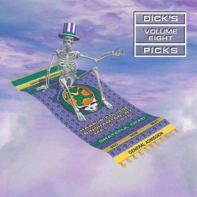 Album cover art for Dick's Picks Volume 8: Harpur College, Binghamton, Ny 5/2/1970