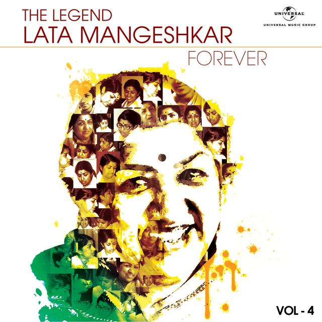 Album cover art for The Legend Forever - Lata Mangeshkar - Vol.4