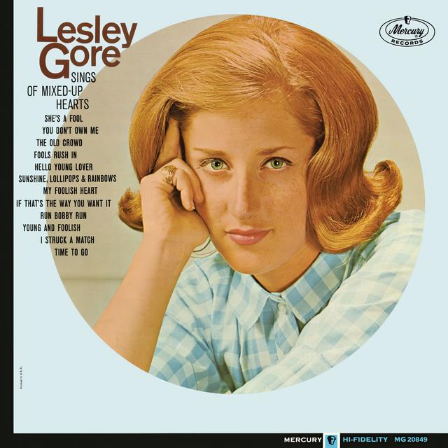 Album cover art for Lesley Gore Sings of Mixed-Up Hearts