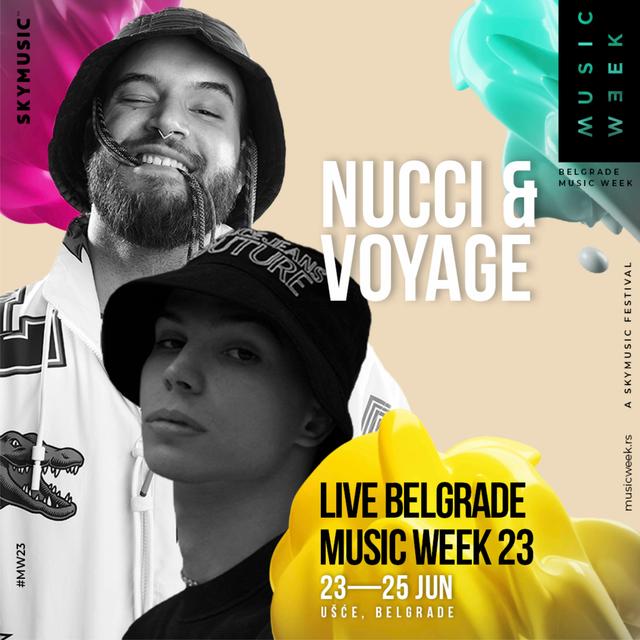 Album cover art for Belgrade Music Week 2023