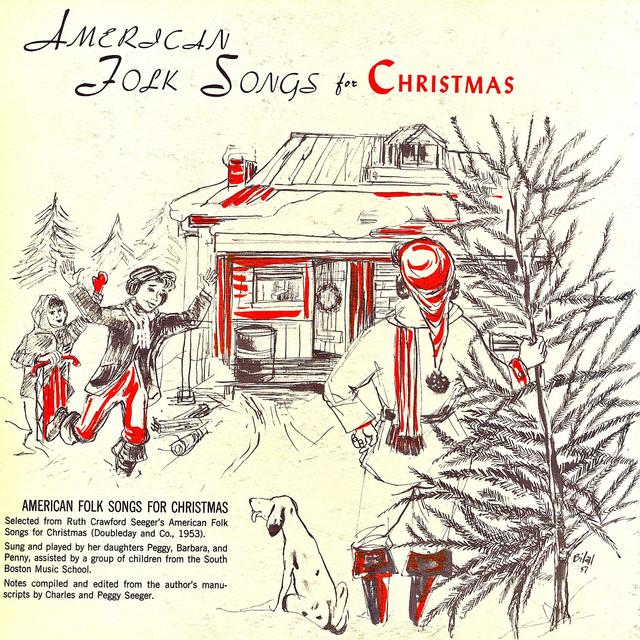 Album cover art for American Folk Songs for Christmas